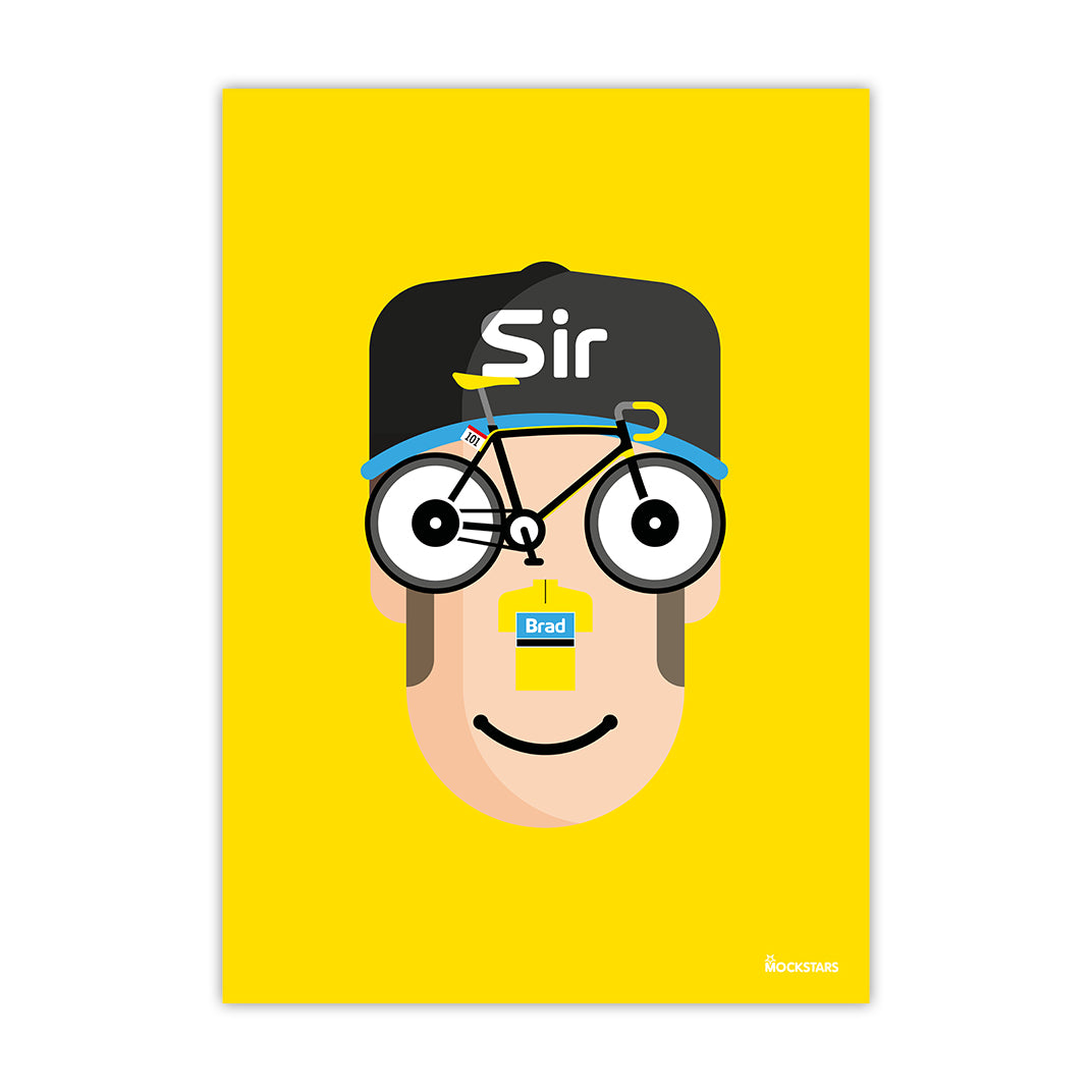 'Wiggo' AKA Sir Bradley Wiggins : Art Print