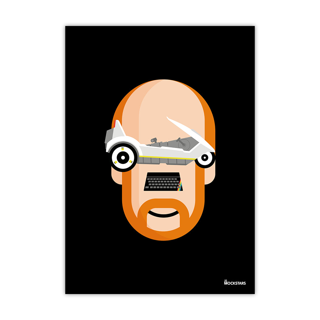 Sir Clive Sinclair : Art Print