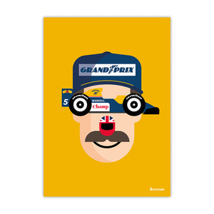 Nigel Mansell : Art Print