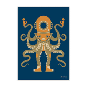 Octoman : Art Print