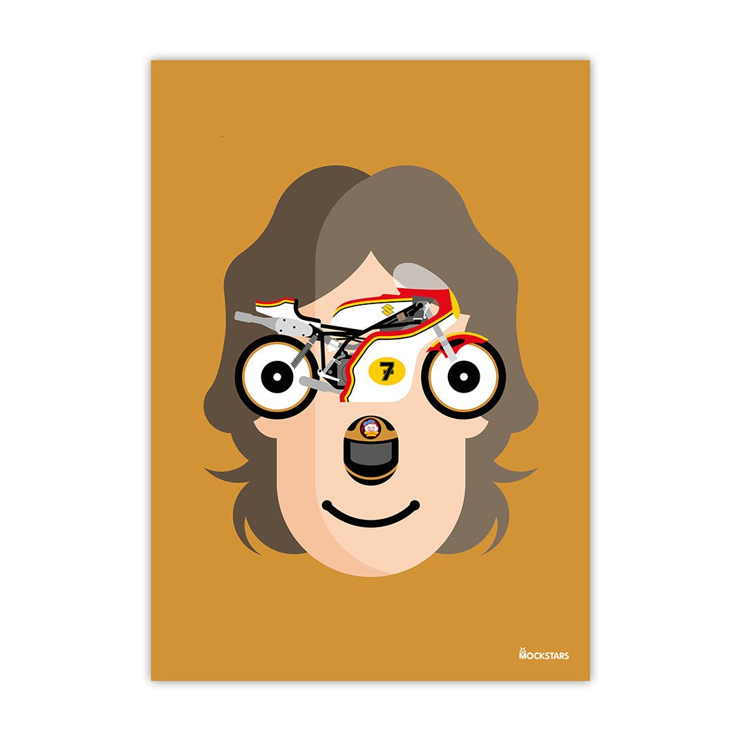 Barry Sheene : Art Print