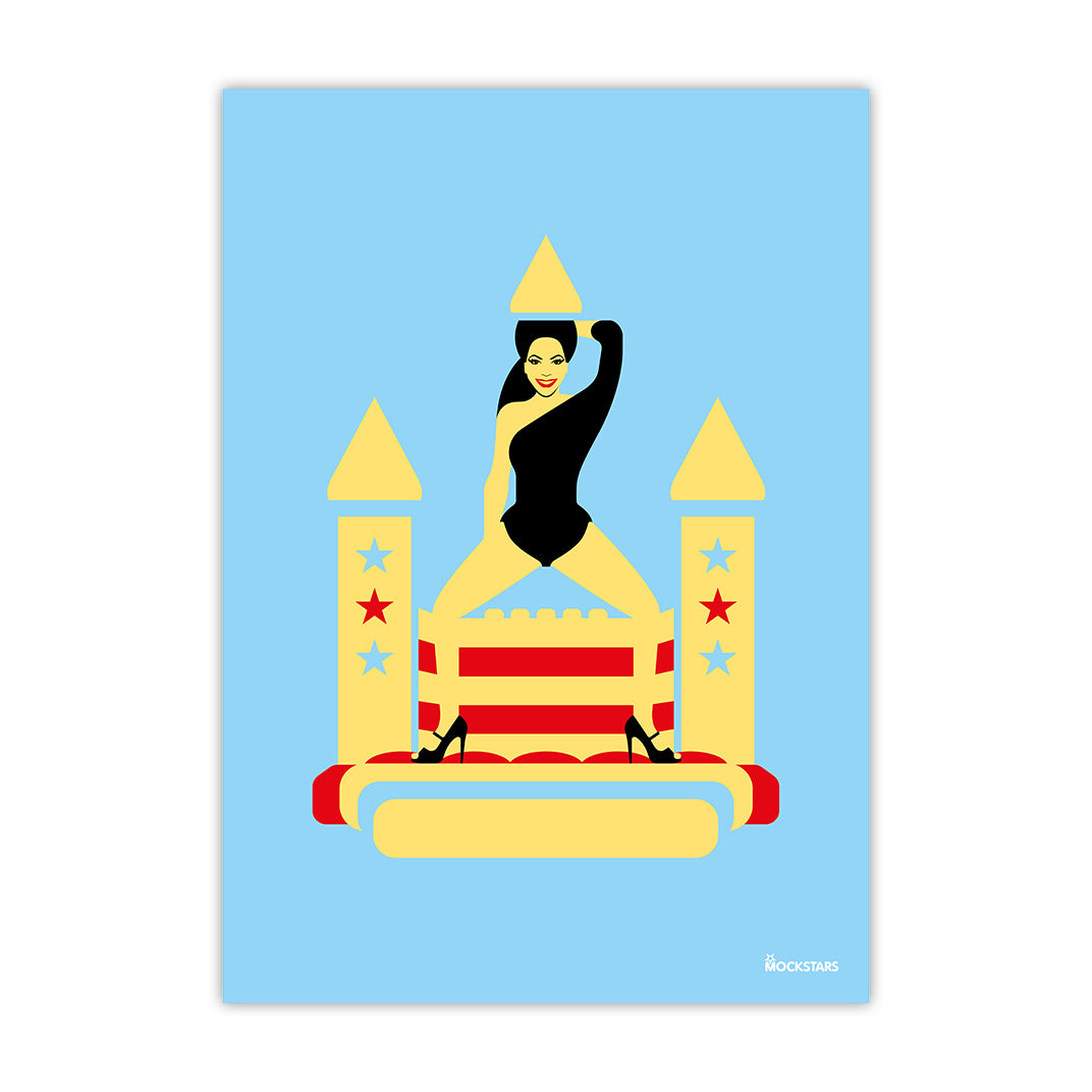 Beyonce Castle : Art Print