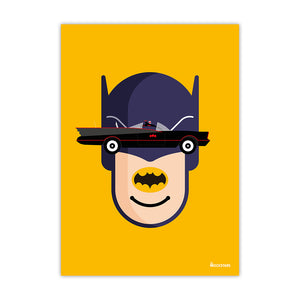 Retro Super Hero : Art Print