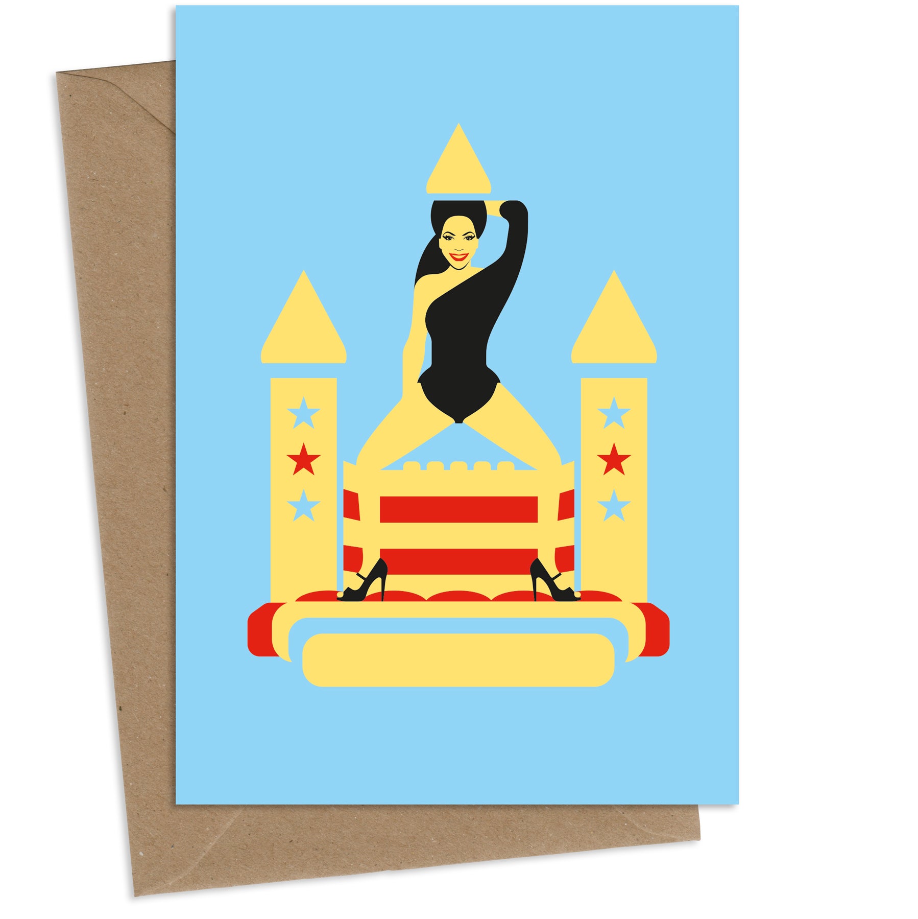 Beyonce Castle : Greeting Card