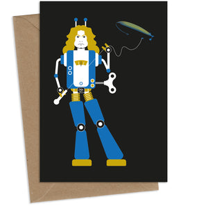 Robot Plant : Greeting Card