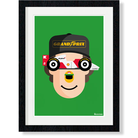 Ayrton Senna : Art Print
